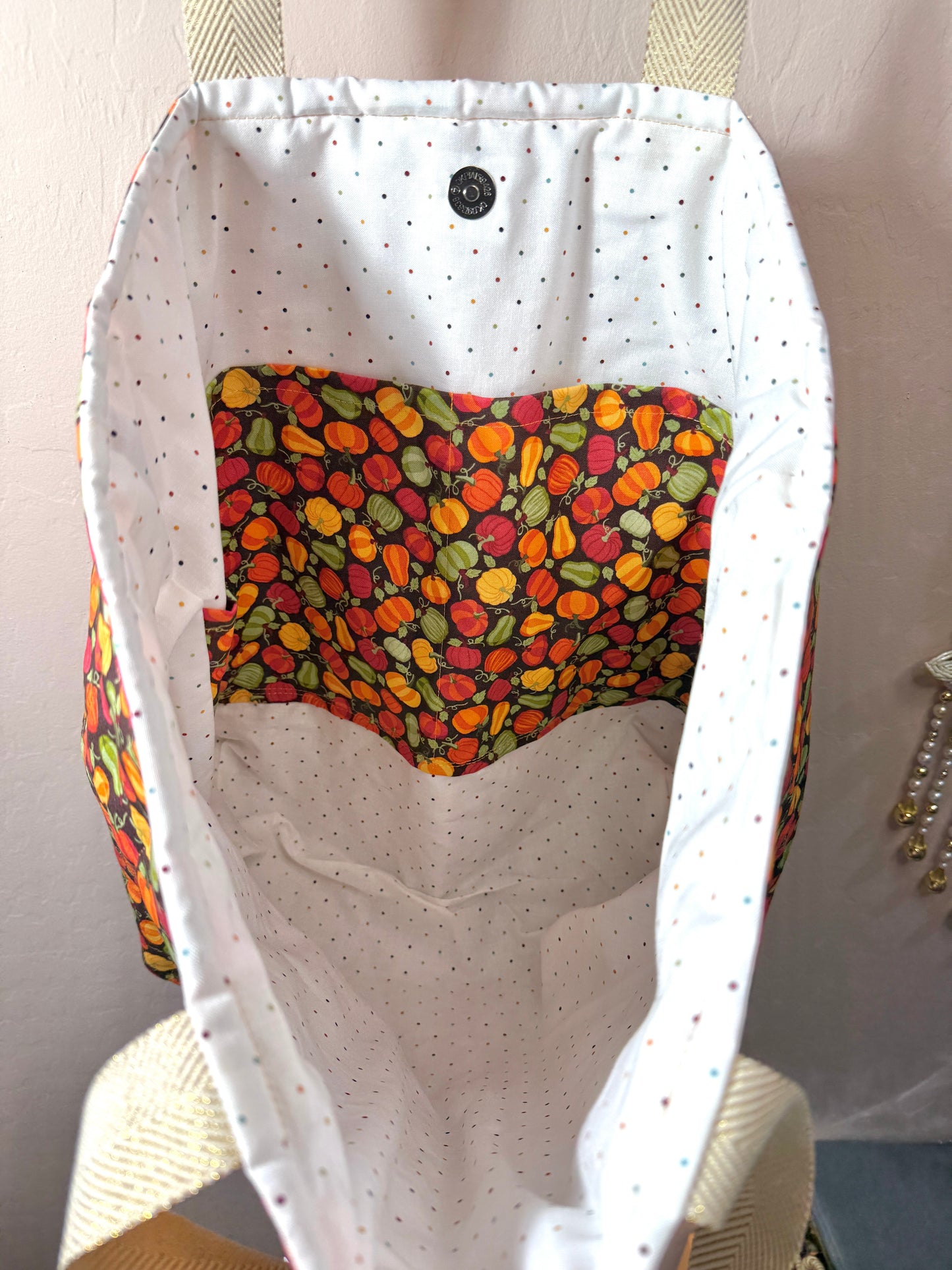 Pumpkins and Gourds Oversized Tote Bag