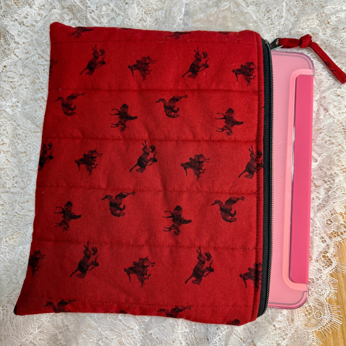 Tablet/iPAD Sleeve - Red Cowboy