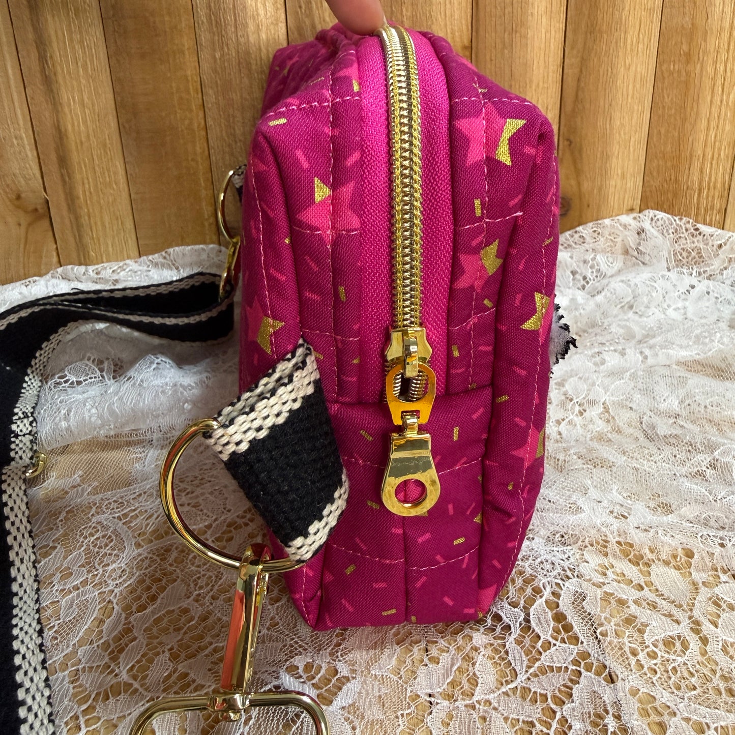 Belt Bag - Fuschia Star