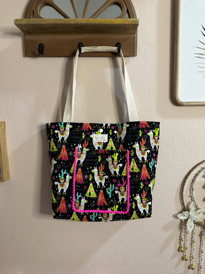 Llama Tote Bag