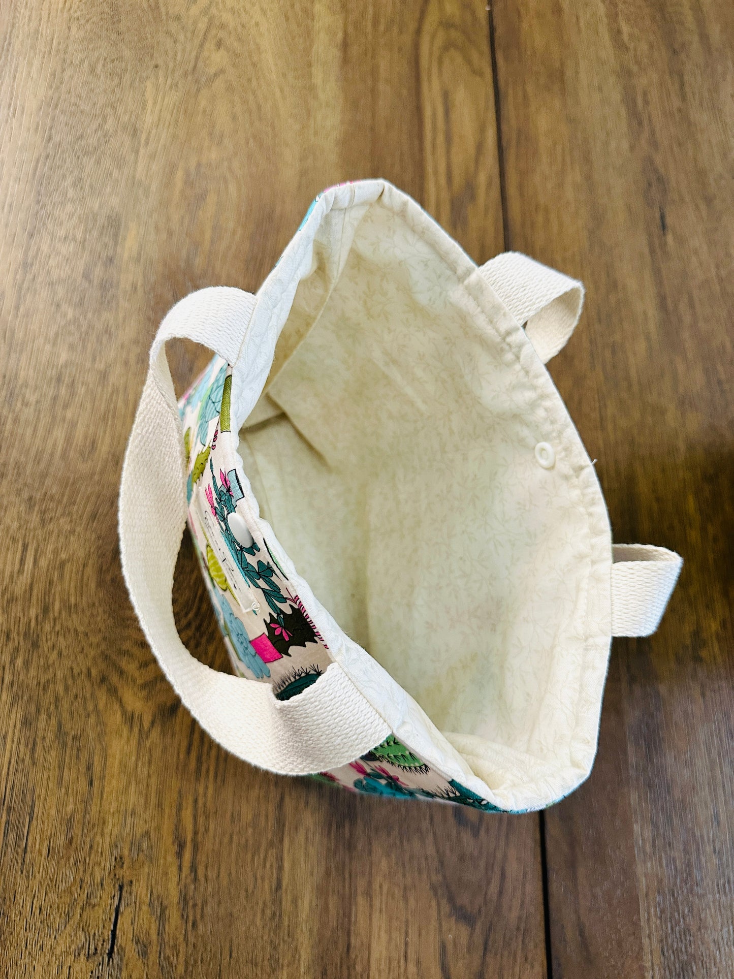 Mini Tote Bag -Cactus/Succulent