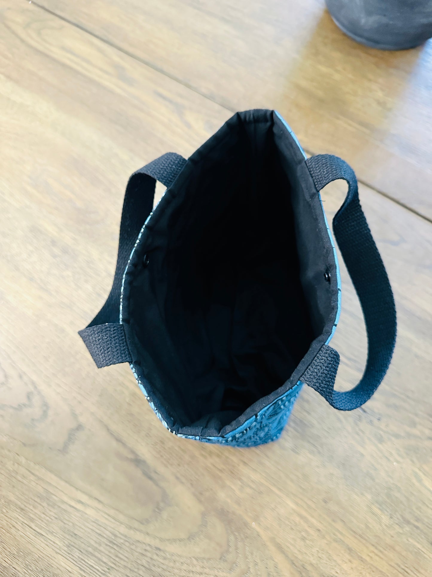 Mini Tote Bag -Blue Butterfly