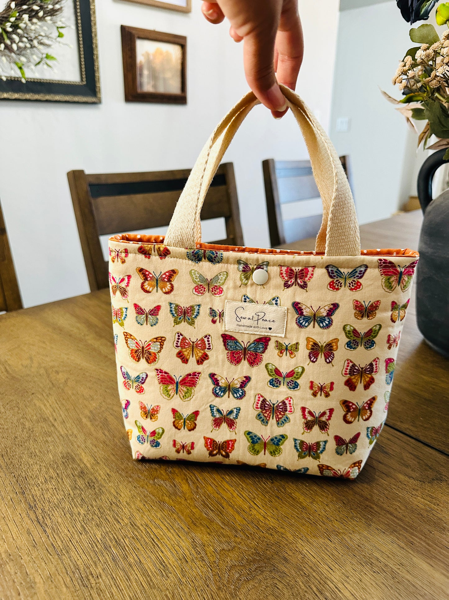 Mini Tote Bag - Butterfly Wonderland