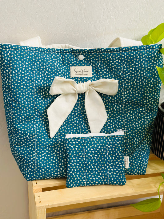 "Dottie June" Coquette Everyday Tote Bag/Wallet Bundle