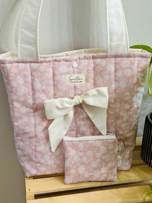 "Lena Rose" Coquette Everyday Tote Bag/Wallet Bundle