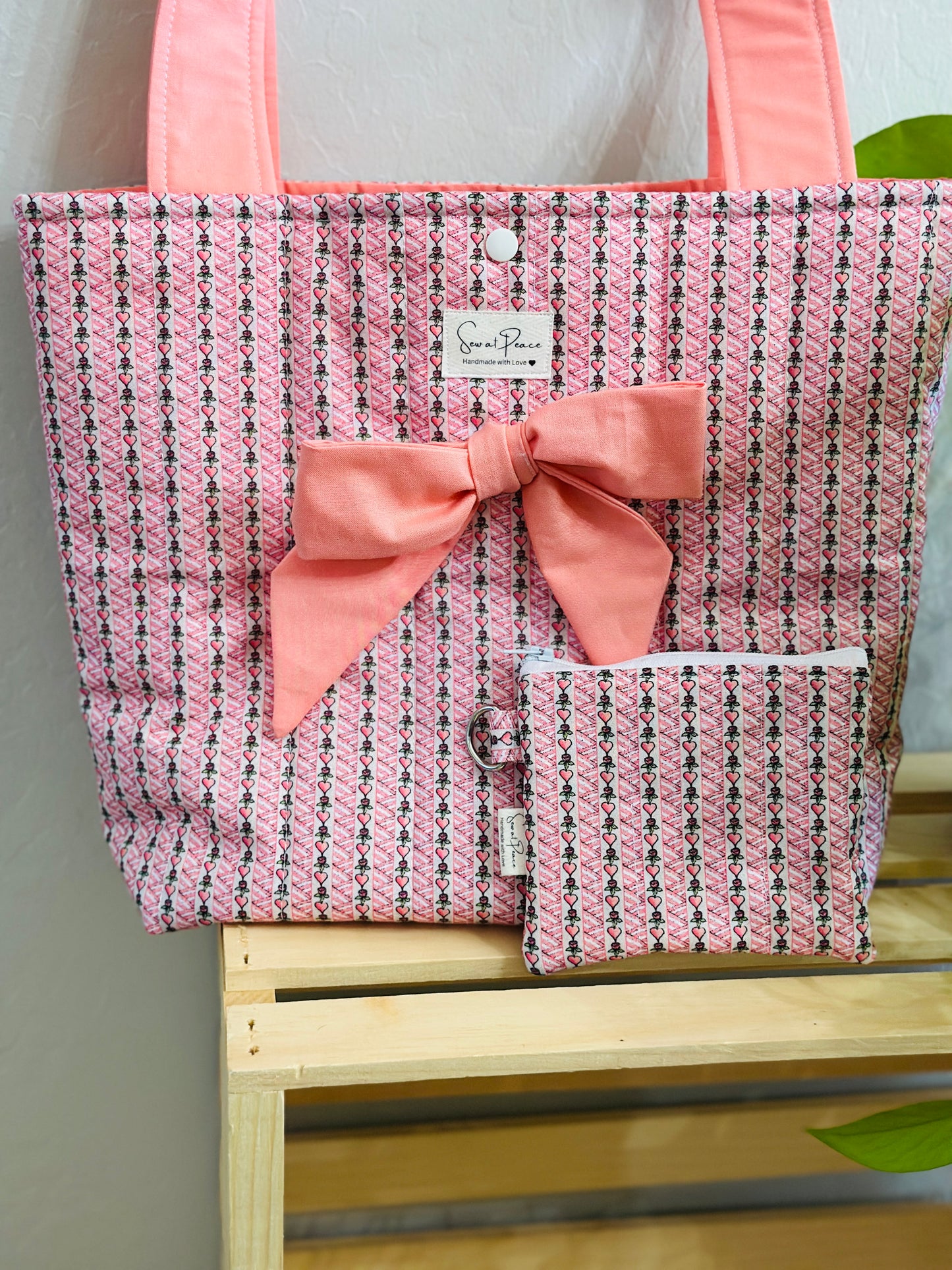 "Rosie Rue" Coquette Everyday Tote Bag/Wallet Bundle