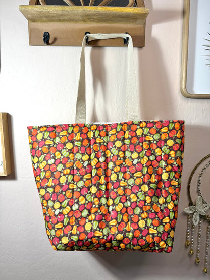 Pumpkins and Gourds Oversized Tote Bag