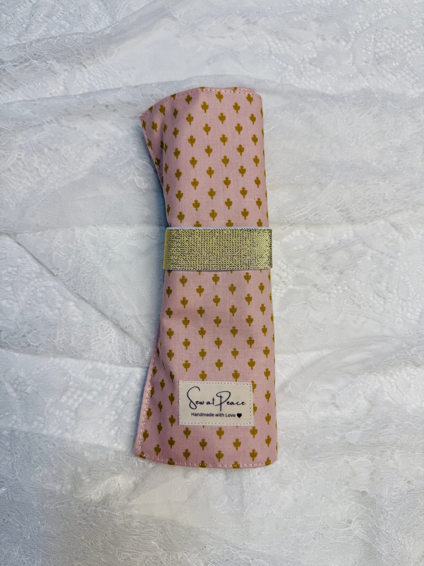 Makeup Brush Roll - Bird/Butterfly