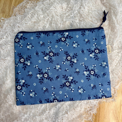 Tablet/iPAD Sleeve - Dusty Blue Floral