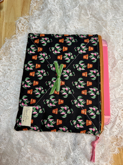 Tablet/iPAD Sleeve - Pink Plant
