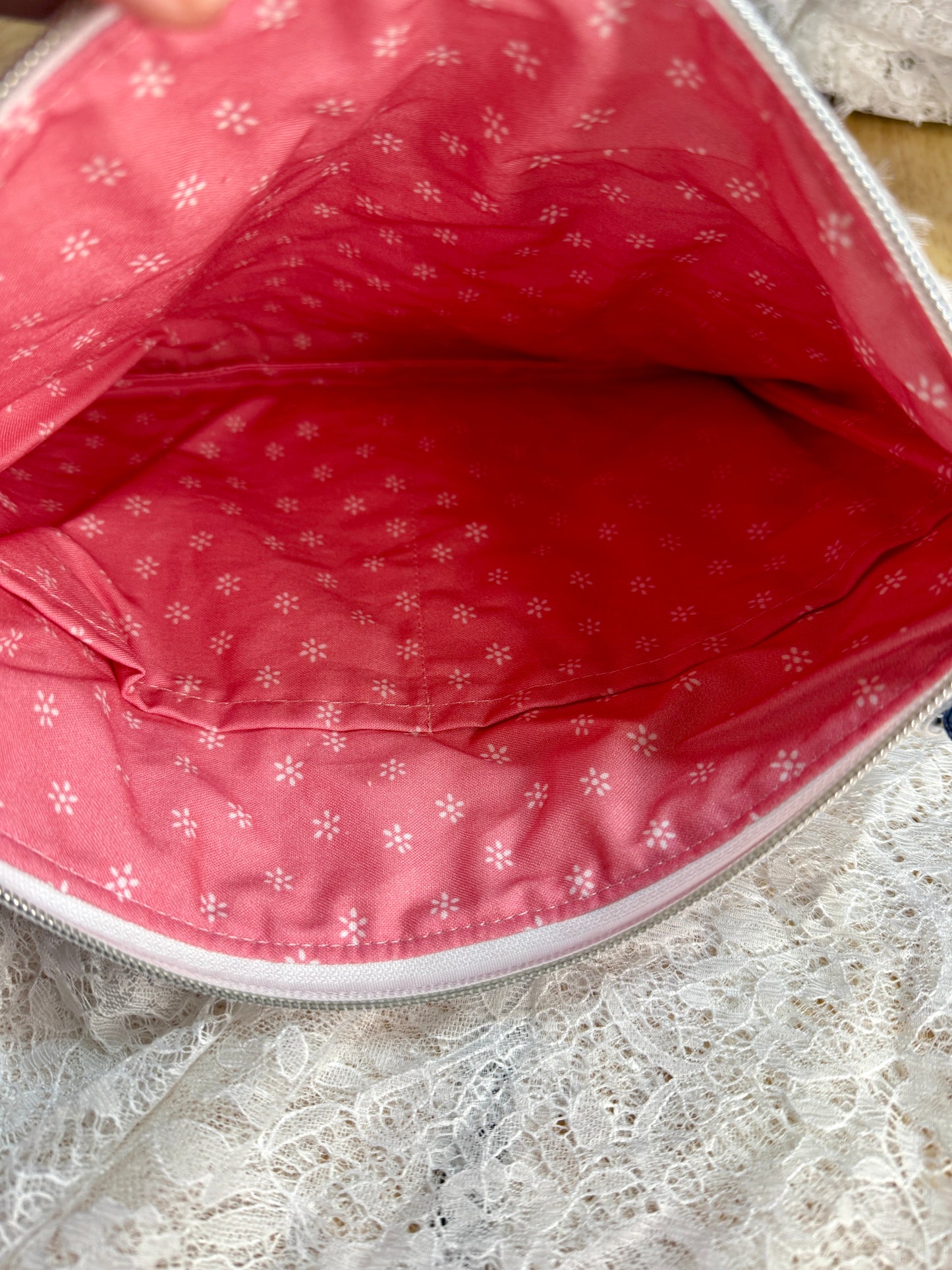 Tablet/iPAD Sleeve - Periwinkle Pink Floral