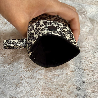 Eyeglass Case - Black Floral