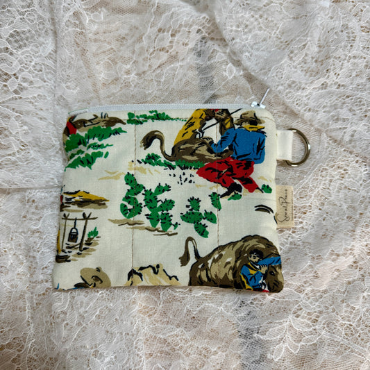 Keychain Wallet/Coin Purse- That Cowboy Life