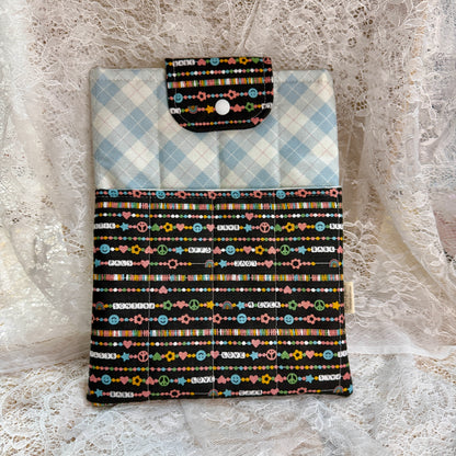 Book Sleeve with Pocket & Snap - BFFS