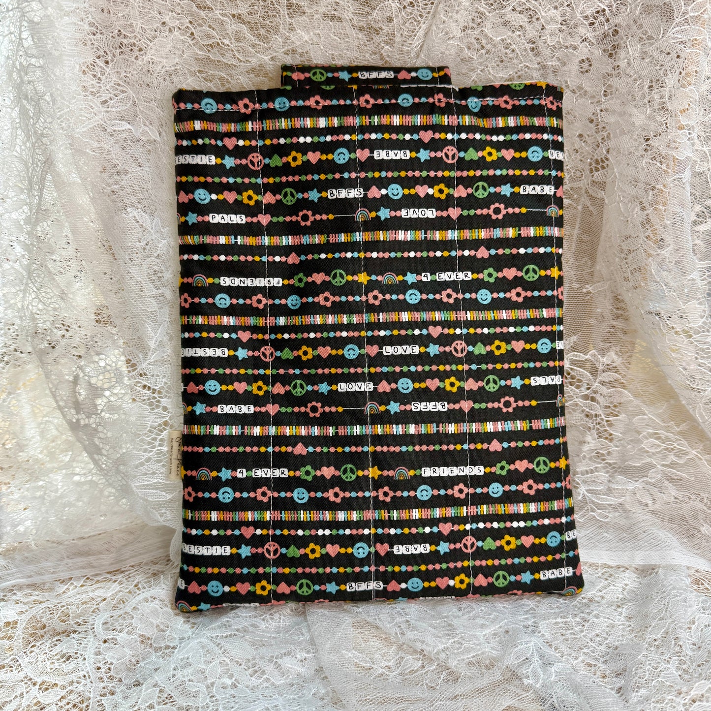 Book Sleeve with Pocket & Snap - BFFS