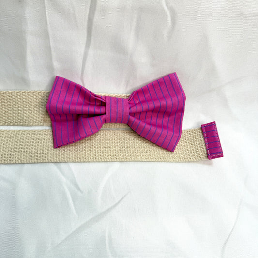 Bow Belt -Purple Striped