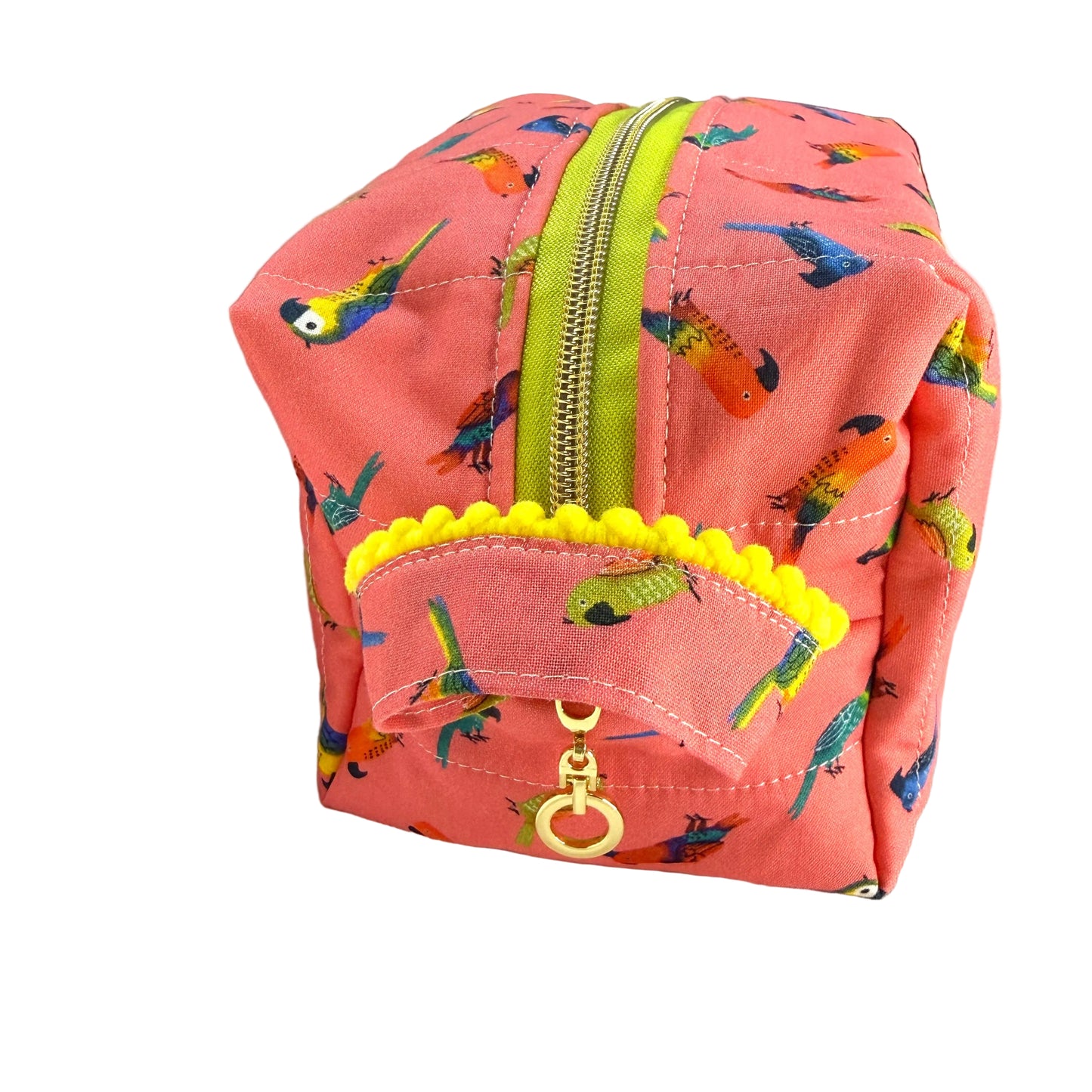 Makeup Bag/Boxy Pouches - Parrot Parade