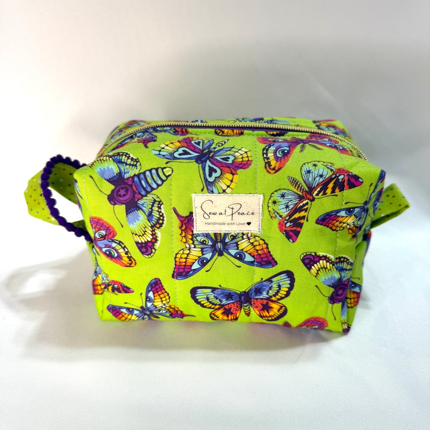 Makeup Bag/Boxy Pouches - Butterflies and Moths
