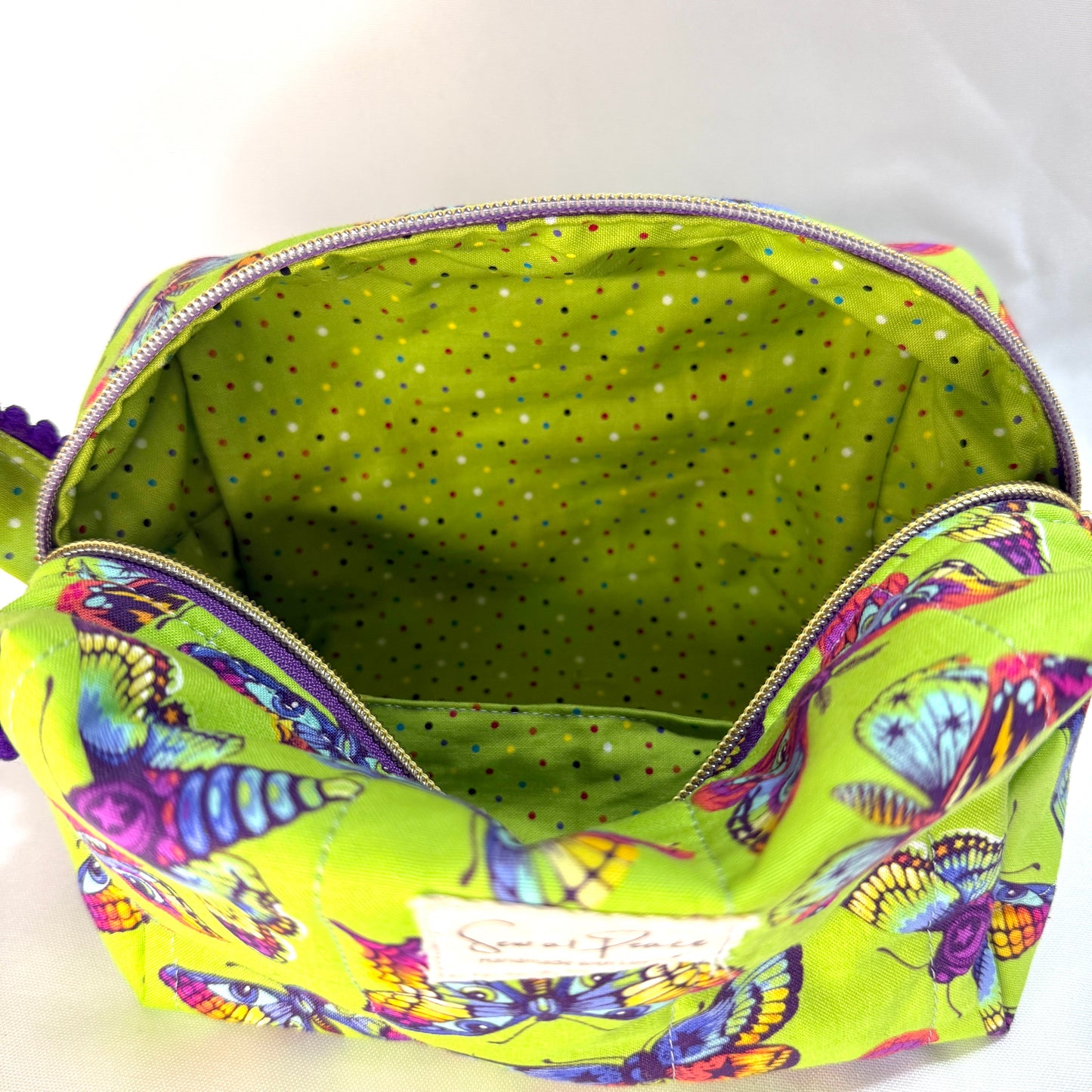 Makeup Bag/Boxy Pouches - Butterflies and Moths