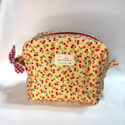 Makeup Bag/Boxy Pouches - Cherry Sherbet *Trial Bag*