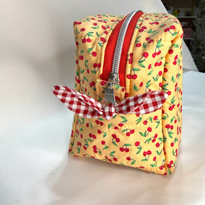 Makeup Bag/Boxy Pouches - Cherry Sherbet *Trial Bag*
