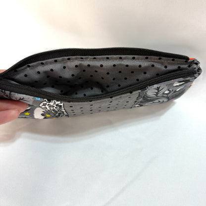 Pencil Case/Flat Pouch - Leopard Patchwork