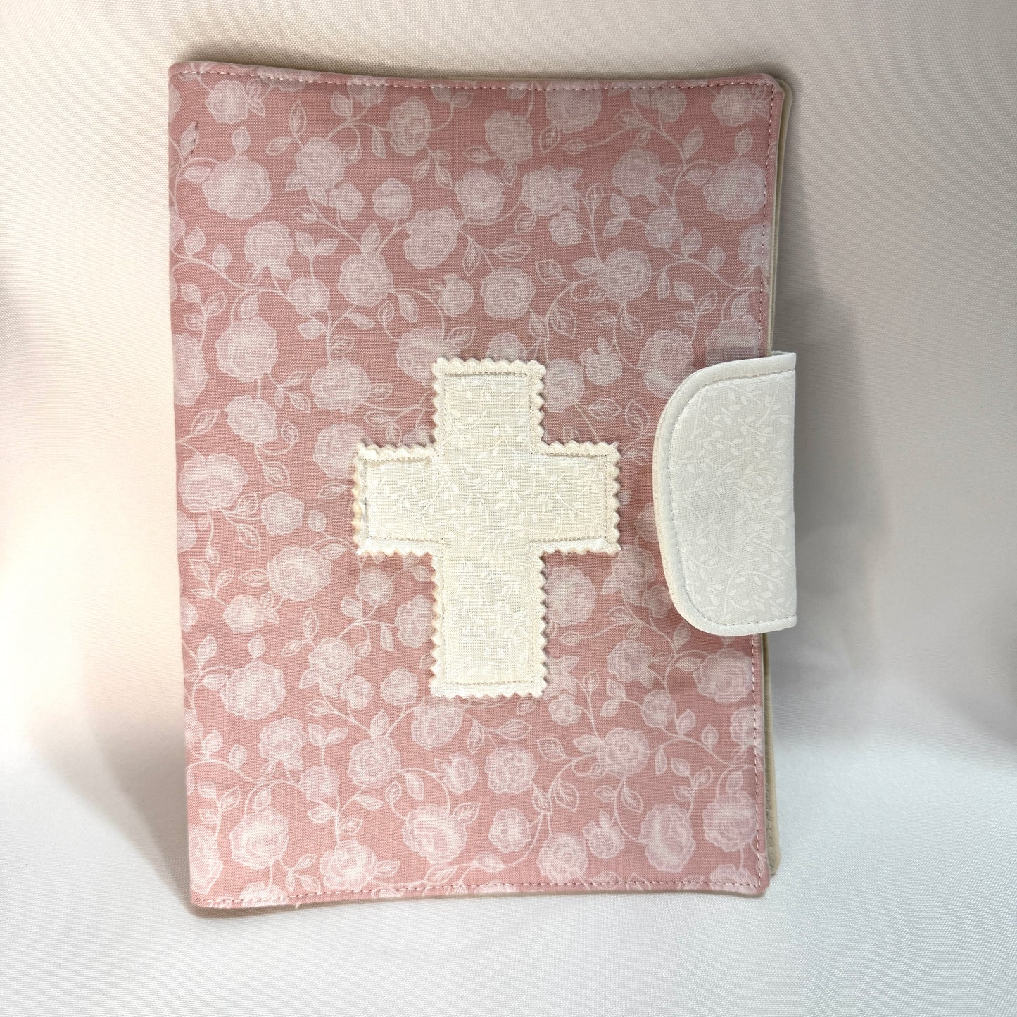 Bible Cover -Pink Rose
