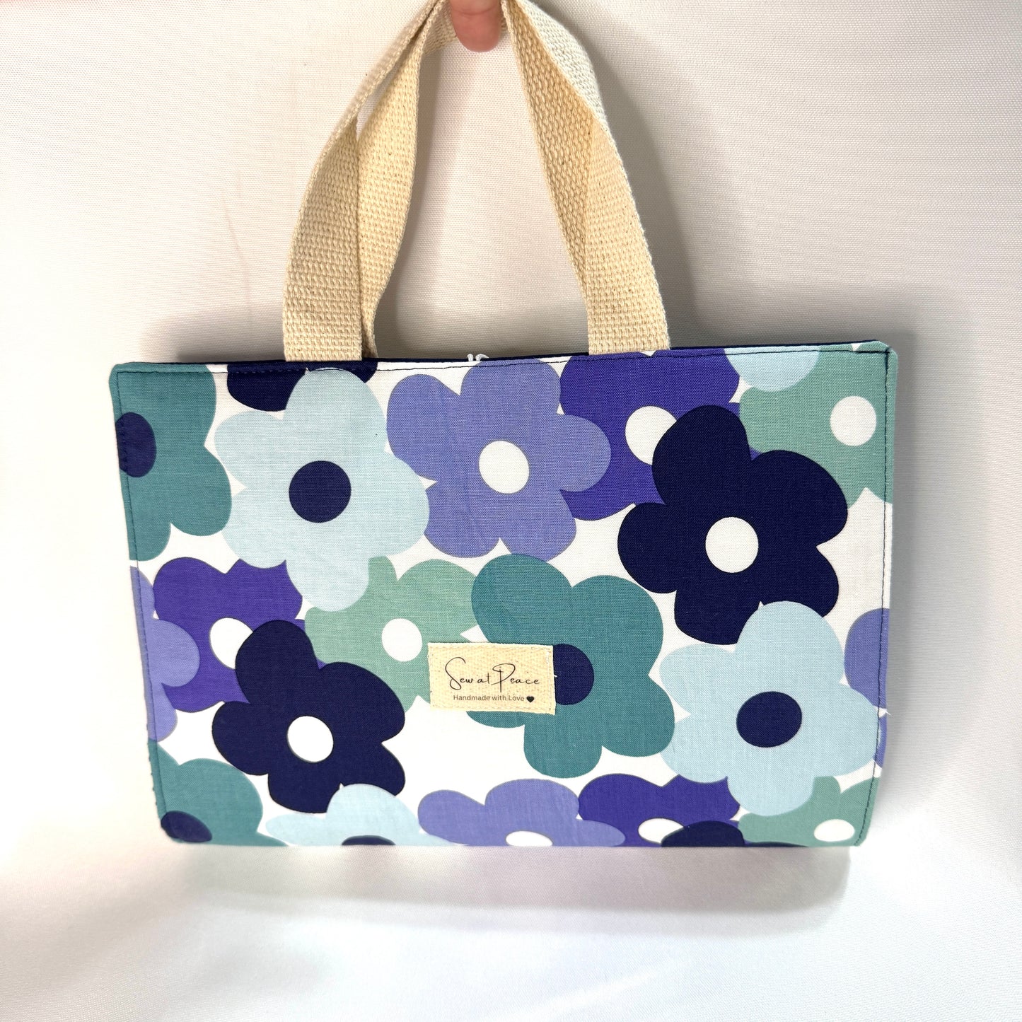 Bible Cover -Blue Daisy