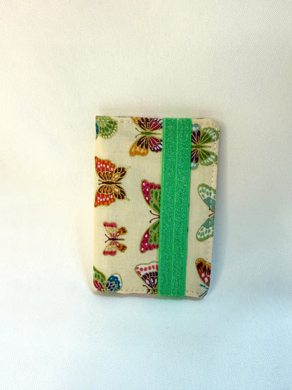 Card Wallet with elastic closure