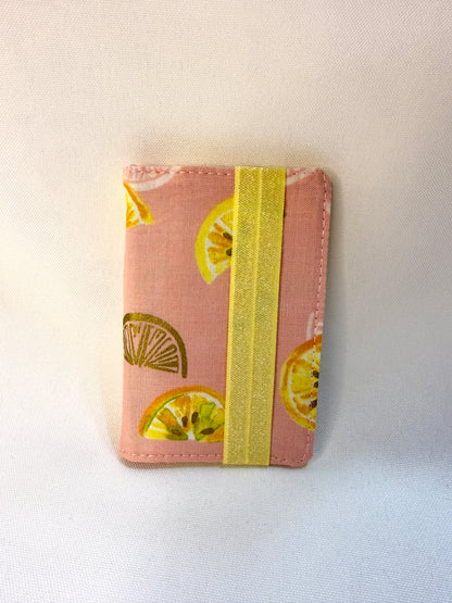 Card Wallet with elastic closure