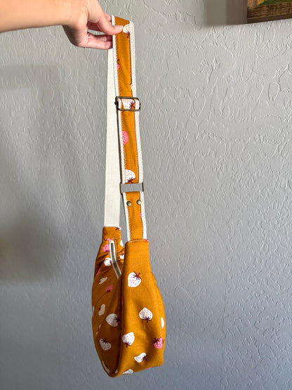 Crescent Bag - Butterscotch Strawberries