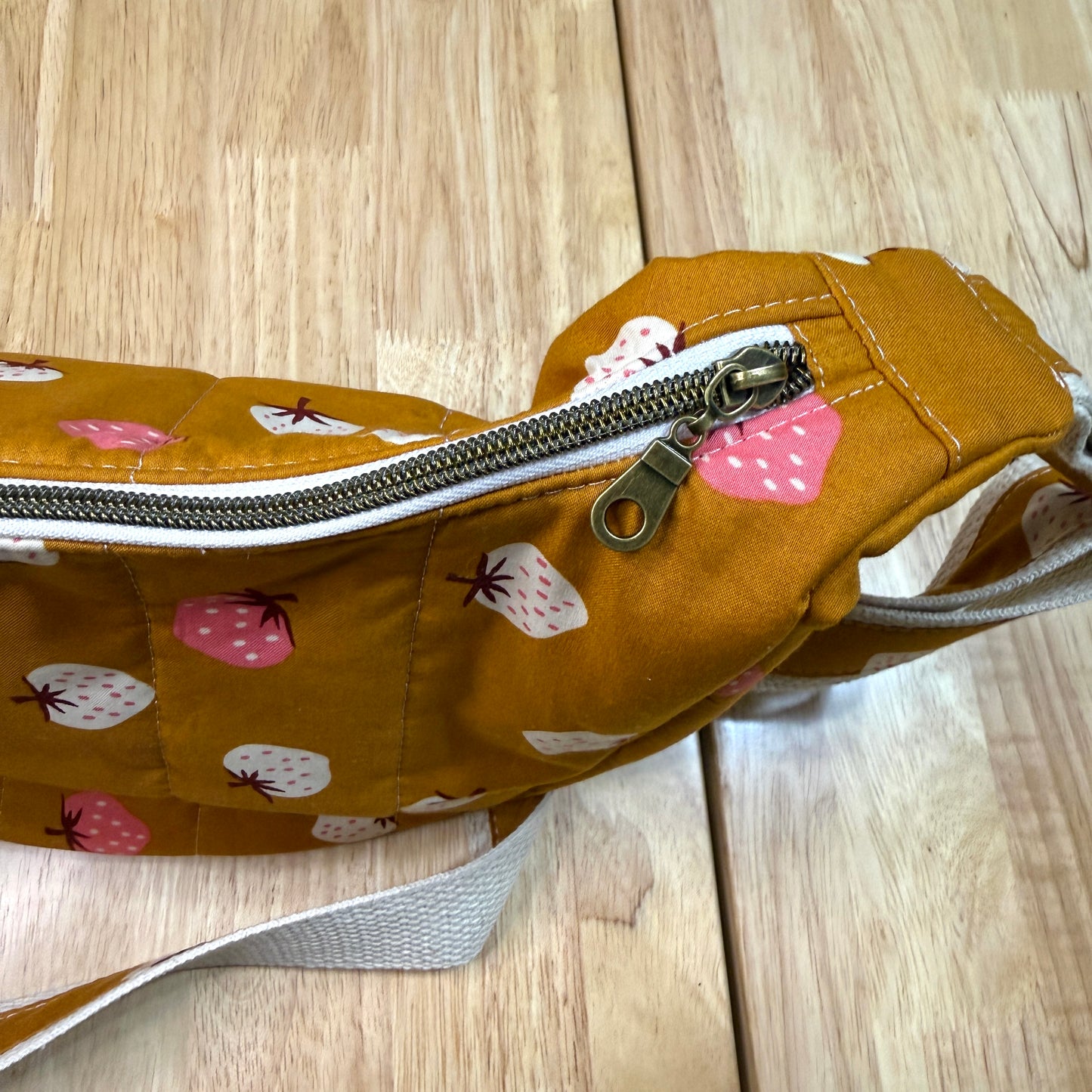 Crescent Bag - Butterscotch Strawberries