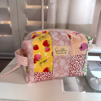 Makeup Bag/Boxy Pouches - Patchwork