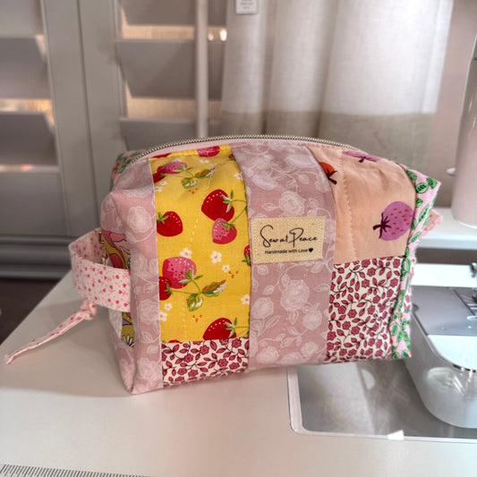 Makeup Bag/Boxy Pouches - Patchwork