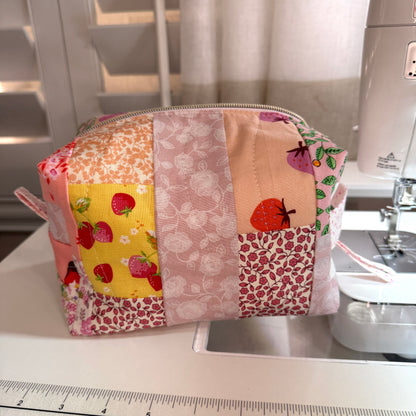 Makeup Bag/Boxy Pouches - Patchwork