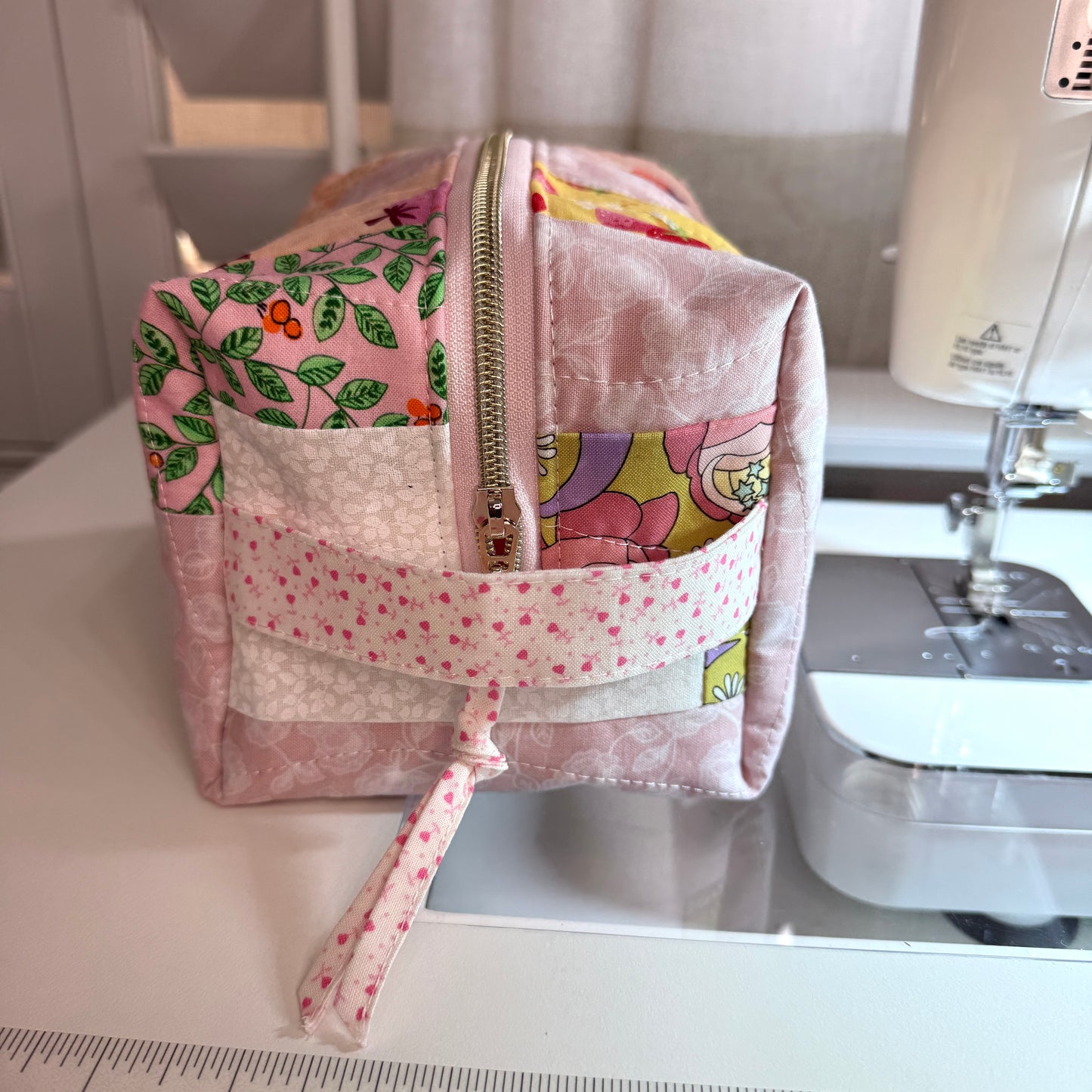Makeup Bag/Boxy Pouches - Patchwork