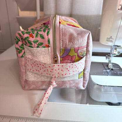 Makeup Bag/Boxy Pouches - Patchwork
