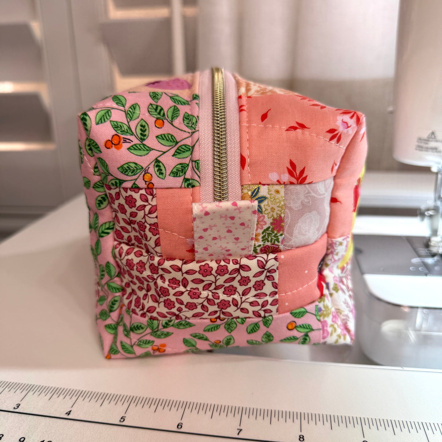 Makeup Bag/Boxy Pouches - Patchwork