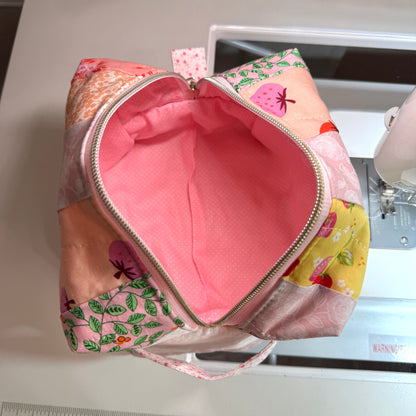 Makeup Bag/Boxy Pouches - Patchwork