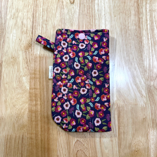 Eyeglass Case - Purple/Pink Ditsy Floral