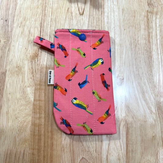 Eyeglass Case - Parrot Parade