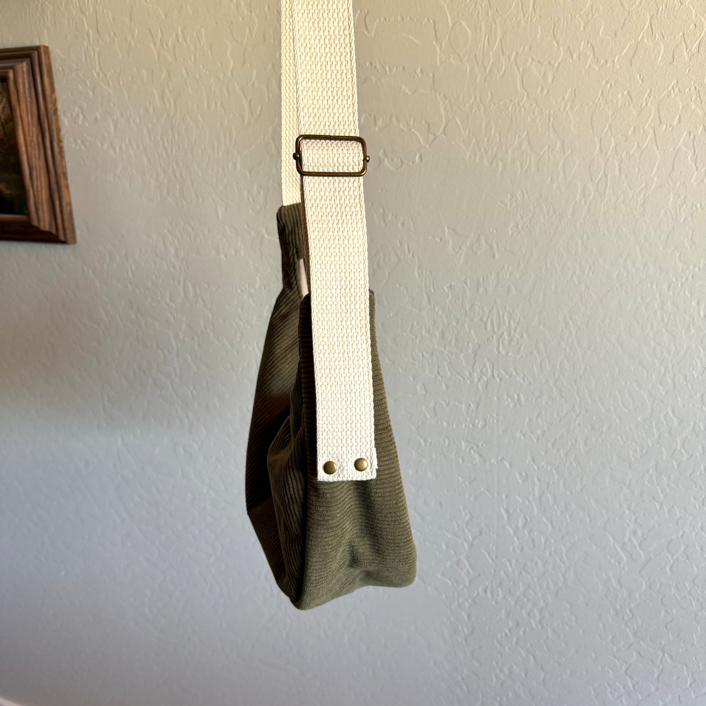 Crescent Bag - Olive Corduroy